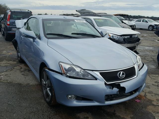 JTHFE2C24A2500798 - 2010 LEXUS IS 350 BLUE photo 1