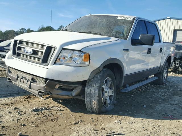 1FTPW14504KD50344 - 2004 FORD F150 SUPER WHITE photo 2