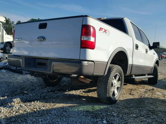 1FTPW14504KD50344 - 2004 FORD F150 SUPER WHITE photo 4