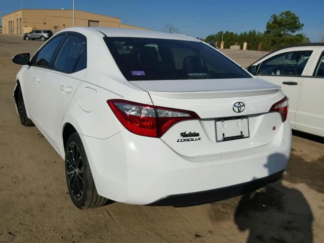 2T1BURHE0FC370963 - 2015 TOYOTA COROLLA L WHITE photo 3