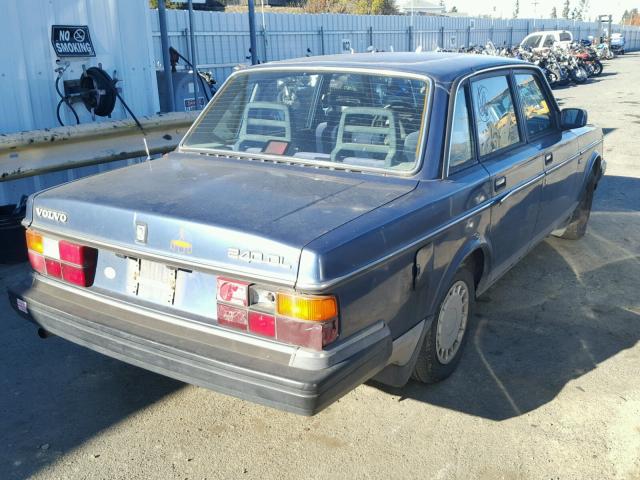 YV1AA8842L1427485 - 1990 VOLVO 240 BASE BLUE photo 4