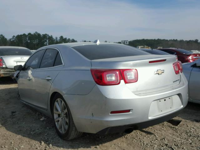 1G11H5SA1DF268566 - 2013 CHEVROLET MALIBU LTZ SILVER photo 3