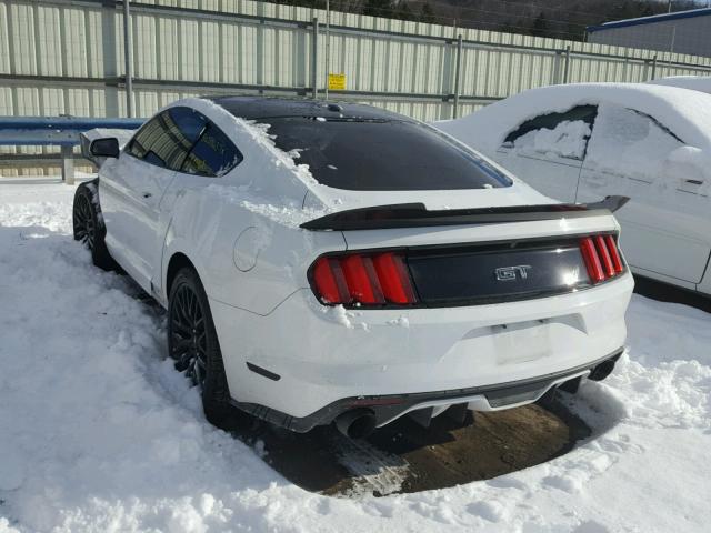 1FA6P8CFXF5391101 - 2015 FORD MUSTANG GT WHITE photo 3