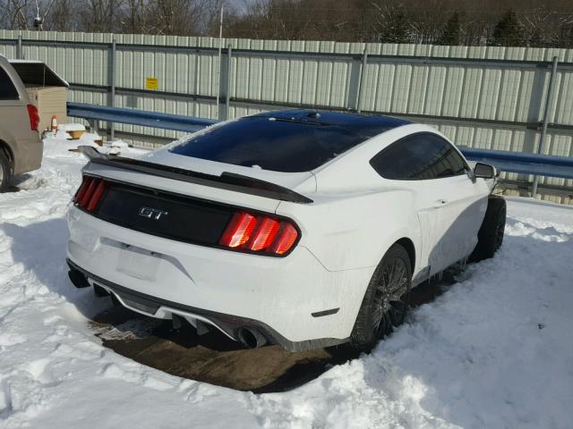 1FA6P8CFXF5391101 - 2015 FORD MUSTANG GT WHITE photo 4