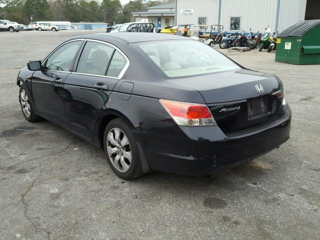 1HGCP26709A102741 - 2009 HONDA ACCORD EX BLACK photo 3