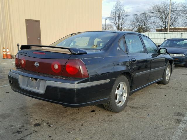 2G1WH55K429104681 - 2002 CHEVROLET IMPALA LS BLACK photo 4