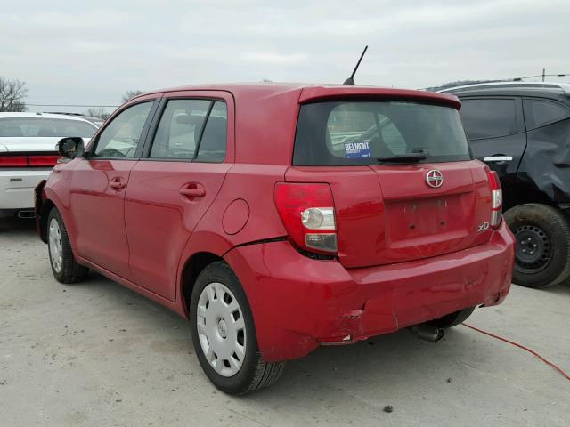 JTKKU10458J000841 - 2008 SCION XD RED photo 3