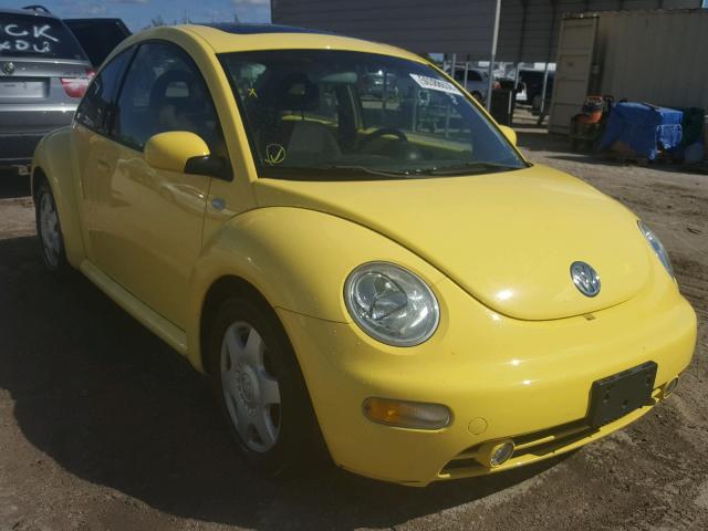 3VWCK21C41M431089 - 2001 VOLKSWAGEN NEW BEETLE Sarı foto 1