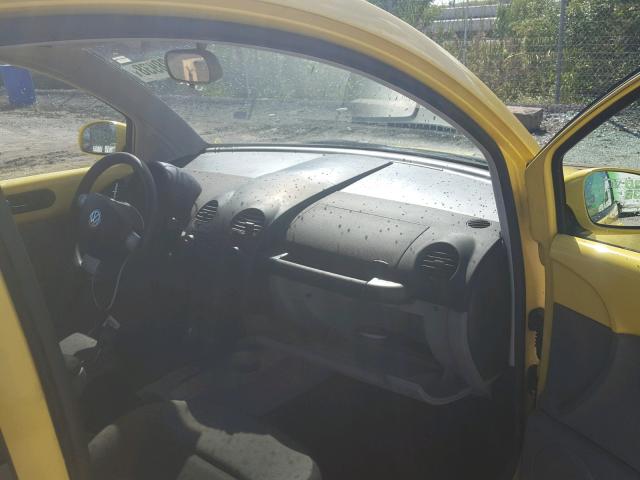 3VWCK21C41M431089 - 2001 VOLKSWAGEN NEW BEETLE Sarı foto 9