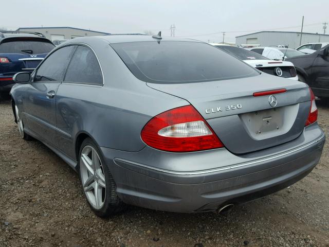 WDBTJ56H49F264657 - 2009 MERCEDES-BENZ CLK 350 SILVER photo 3