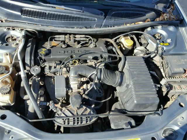 1B3EL46X26N244030 - 2006 DODGE STRATUS SX GRAY photo 7