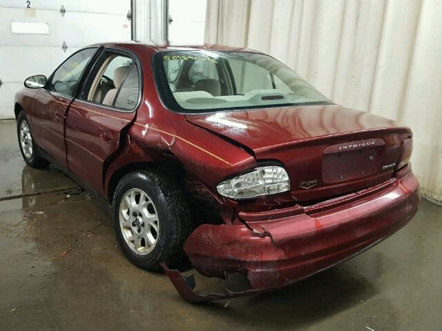 1G3WH52H22F144779 - 2002 OLDSMOBILE INTRIGUE G RED photo 3