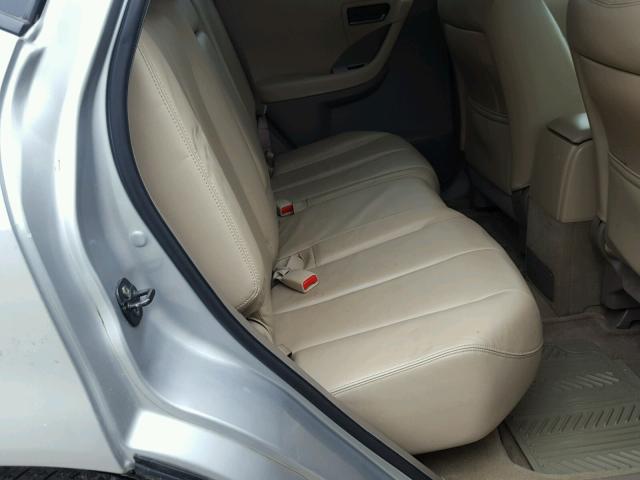 JN8AZ08W65W401368 - 2005 NISSAN MURANO SL GRAY photo 6