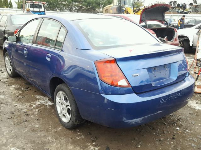 1G8AJ52F25Z146011 - 2005 SATURN ION LEVEL BLUE photo 3