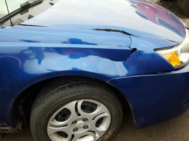 1G8AJ52F25Z146011 - 2005 SATURN ION LEVEL BLUE photo 9