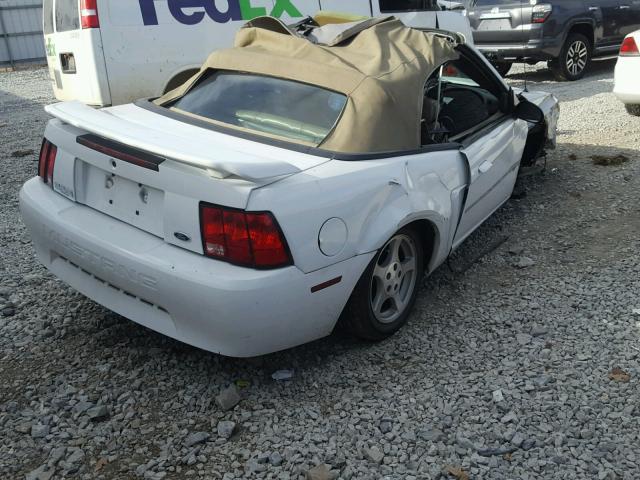 1FAFP44473F319400 - 2003 FORD MUSTANG WHITE photo 4