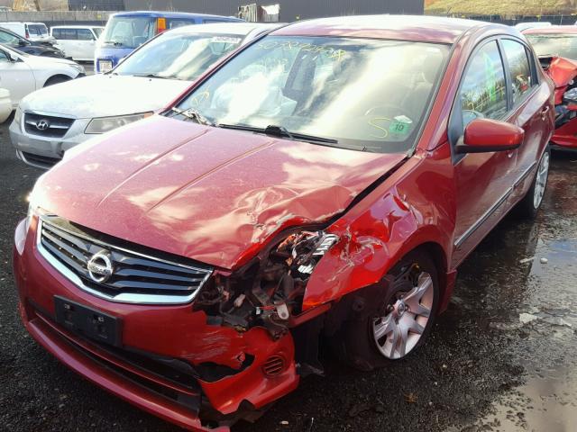 3N1AB6AP9CL784752 - 2012 NISSAN SENTRA 2.0 RED photo 2