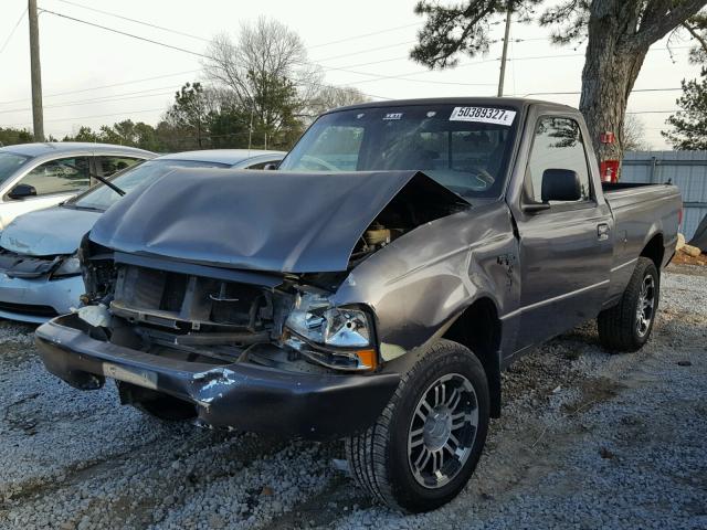 1FTYR10U1WUA82582 - 1998 FORD RANGER GRAY photo 2