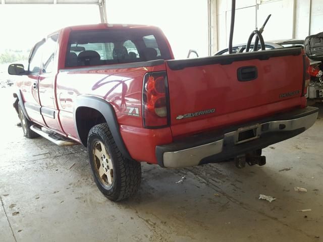 1GCEK19Z15Z281283 - 2005 CHEVROLET SILVERADO RED photo 3