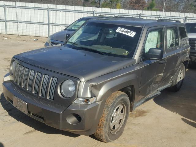 1J8FT28098D711422 - 2008 JEEP PATRIOT SP TAN photo 2