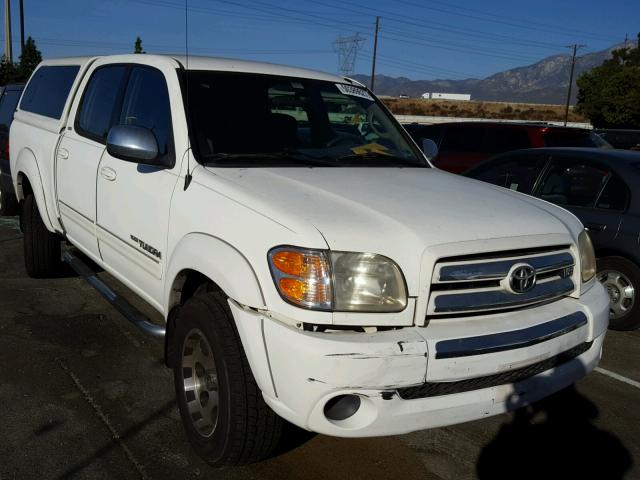 5TBET34114S435834 - 2004 TOYOTA TUNDRA DOU WHITE photo 1