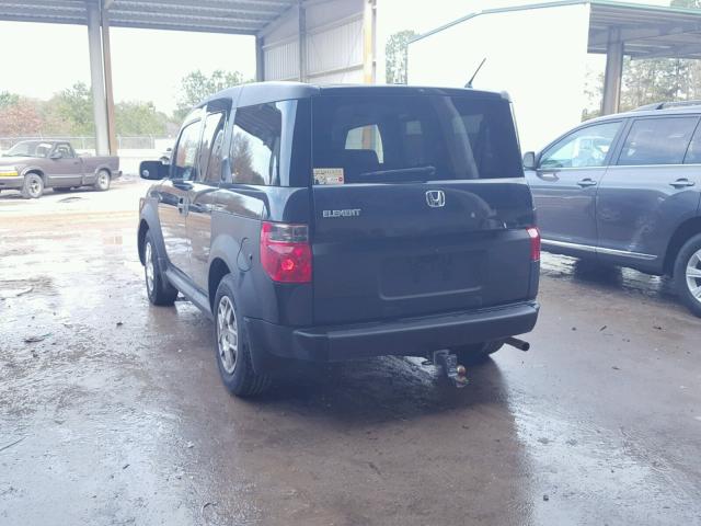 5J6YH18396L016215 - 2006 HONDA ELEMENT LX BLACK photo 3