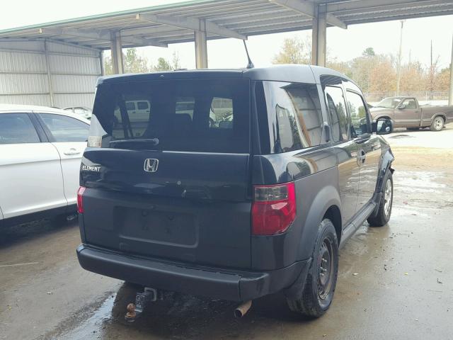 5J6YH18396L016215 - 2006 HONDA ELEMENT LX BLACK photo 4