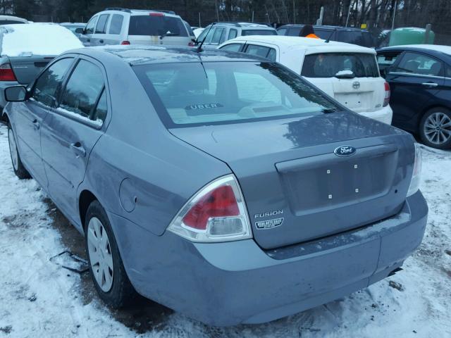 3FAHP06Z47R216521 - 2007 FORD FUSION S GRAY photo 3