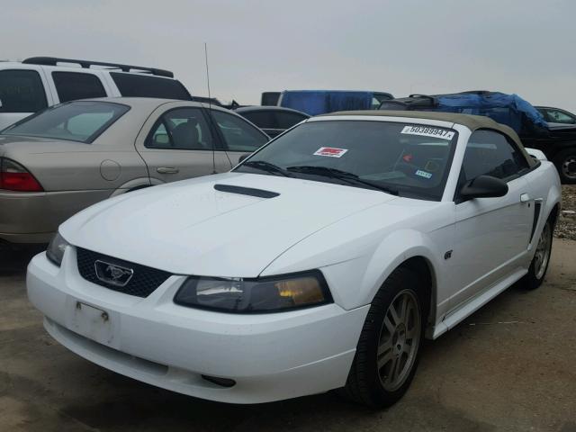 1FAFP45X2YF305002 - 2000 FORD MUSTANG GT WHITE photo 2