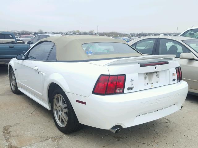 1FAFP45X2YF305002 - 2000 FORD MUSTANG GT WHITE photo 3