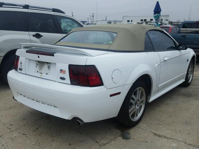 1FAFP45X2YF305002 - 2000 FORD MUSTANG GT WHITE photo 4