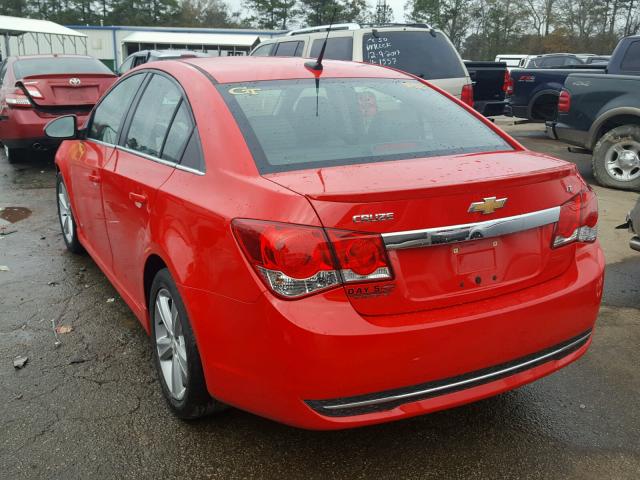 1G1PE5SB3E7268804 - 2014 CHEVROLET CRUZE LT RED photo 3