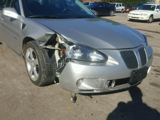 2G2WC58C661294258 - 2006 PONTIAC GRAND PRIX SILVER photo 9