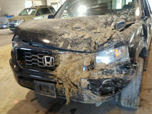 5FPYK1F77EB001394 - 2014 HONDA RIDGELINE BLACK photo 9