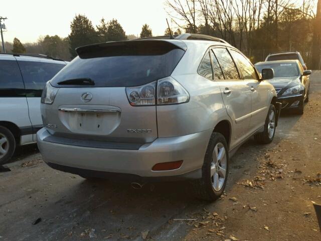 2T2HK31U08C052676 - 2008 LEXUS RX 350 SILVER photo 4