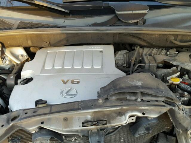 2T2HK31U08C052676 - 2008 LEXUS RX 350 SILVER photo 7