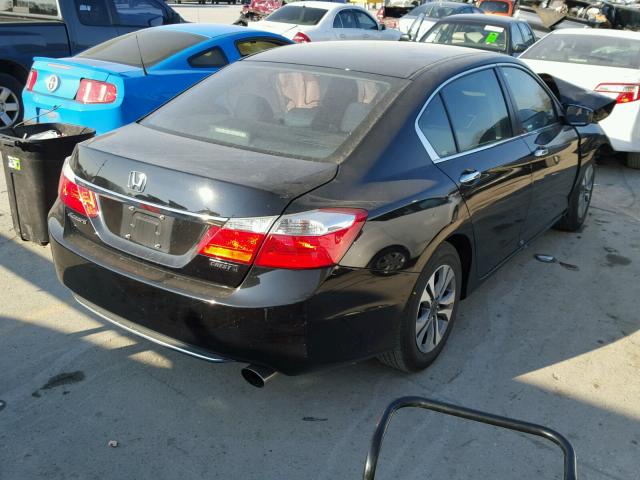 1HGCR2F33FA043977 - 2015 HONDA ACCORD LX BLACK photo 4