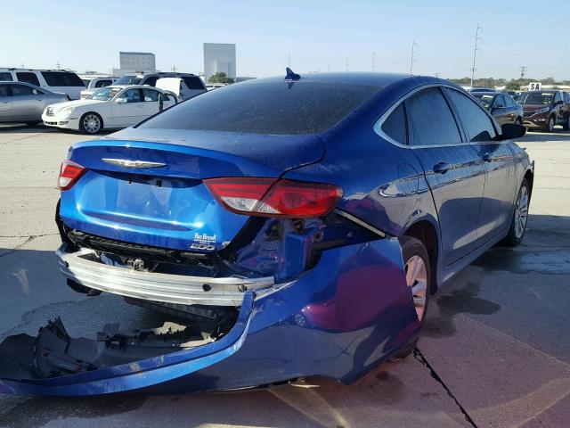 1C3CCCAB9HN508573 - 2017 CHRYSLER 200 LIMITE BLUE photo 4