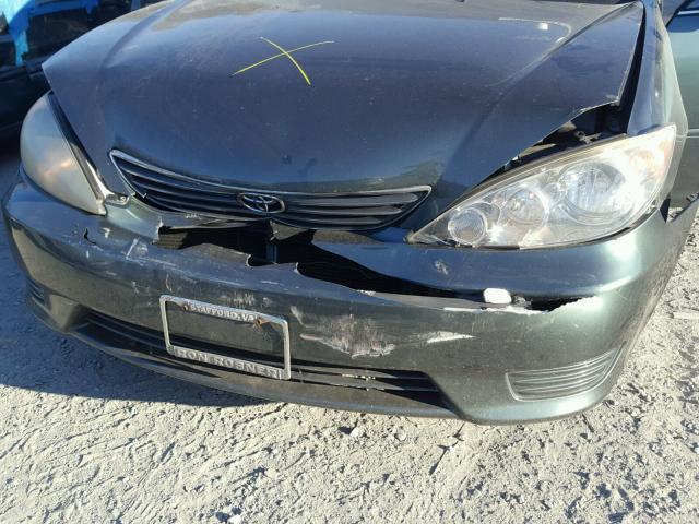 4T1BE30K15U070146 - 2005 TOYOTA CAMRY LE GREEN photo 9