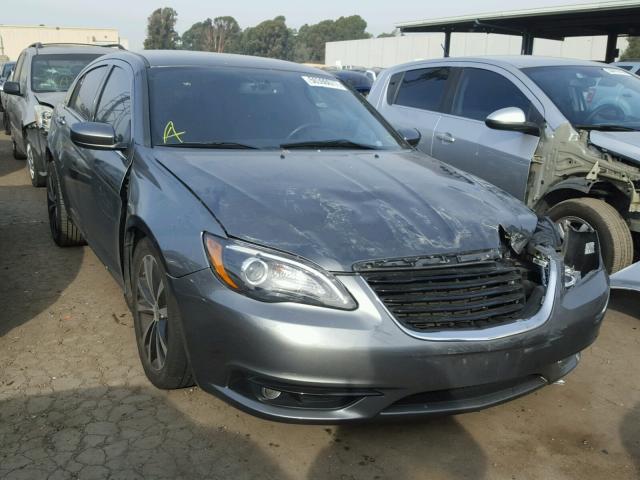 1C3CCBBBXDN618762 - 2013 CHRYSLER 200 TOURIN GRAY photo 1