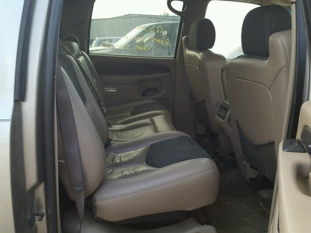 3GNEK13T33G337877 - 2003 CHEVROLET AVALANCHE BEIGE photo 6