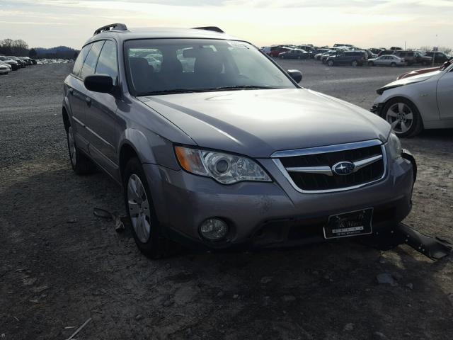 4S4BP60C187354304 - 2008 SUBARU OUTBACK CHARCOAL photo 1