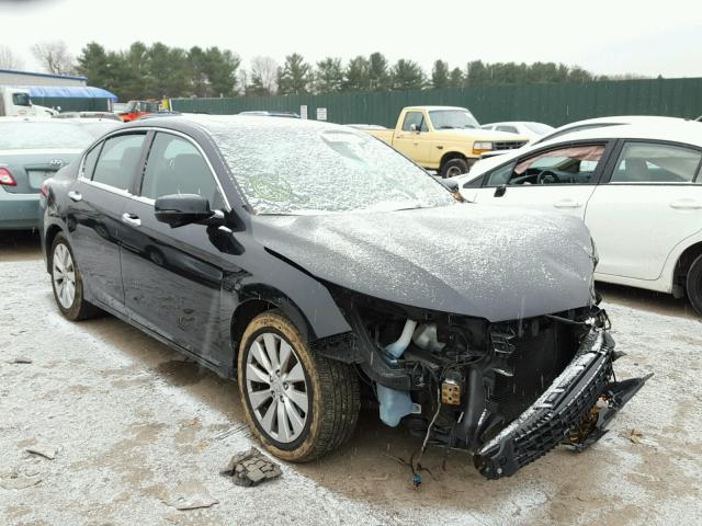 1HGCR2F79EA055553 - 2014 HONDA ACCORD EX BLACK photo 1