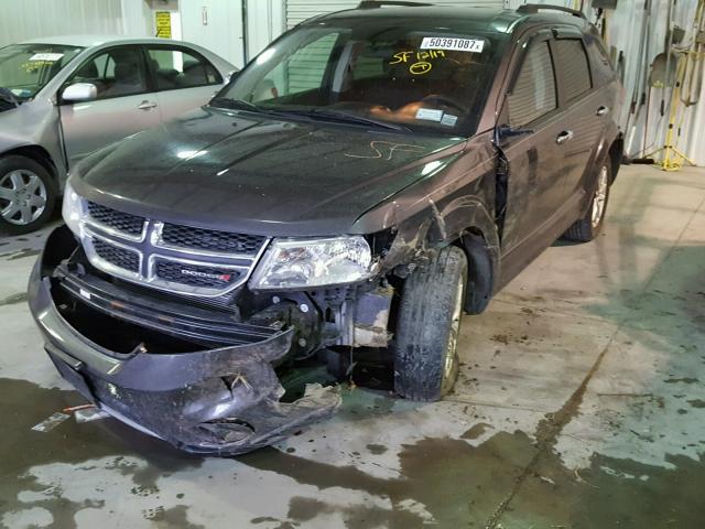 3C4PDCBG6FT668766 - 2015 DODGE JOURNEY SX GRAY photo 2