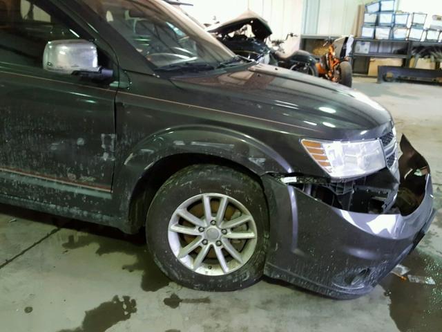 3C4PDCBG6FT668766 - 2015 DODGE JOURNEY SX GRAY photo 9