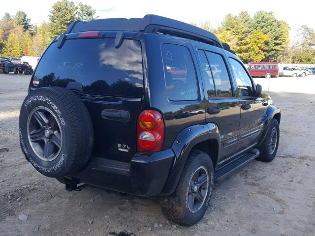 1J4GL38K83W642684 - 2003 JEEP LIBERTY RE BLACK photo 4