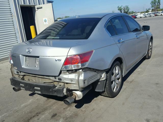 1HGCP36859A035973 - 2009 HONDA ACCORD EXL SILVER photo 4