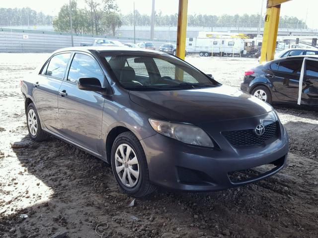 1NXBU4EE4AZ308142 - 2010 TOYOTA COROLLA BA GRAY photo 1