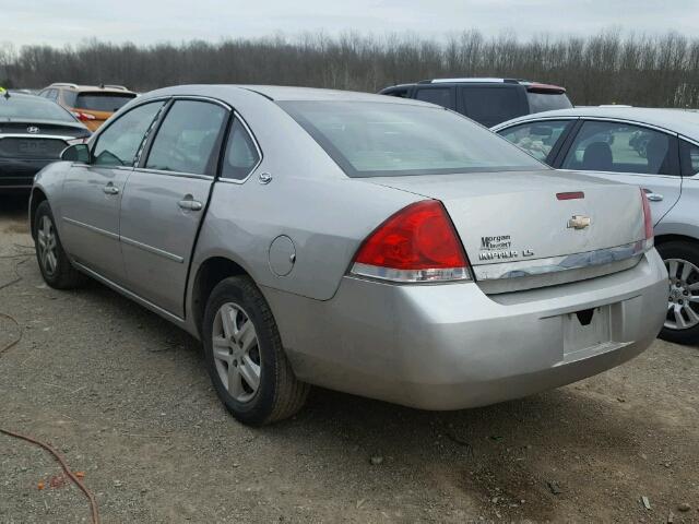 2G1WB55KX69160390 - 2006 CHEVROLET IMPALA LS SILVER photo 3