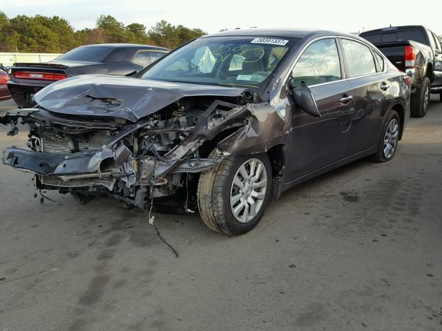 1N4AL3AP0EC112530 - 2014 NISSAN ALTIMA 2.5 BROWN photo 2